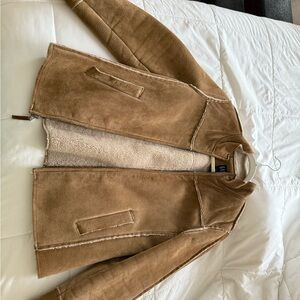 GAP Tan Shearling Jacket